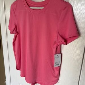 Hot pink athletic tee